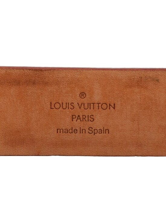 Louis Vuitton Monogram Multicolor Ceinture Carre 80 32 Black Leather 1- Belt